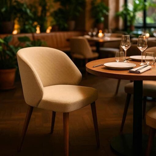 SILLA CON BRAZOS Alissa tapizado interior PERSONALIZABLE