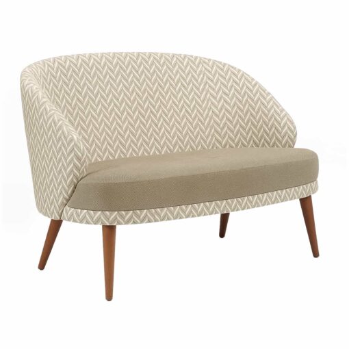 sofa alissa tapizado dos plazas para uso interior