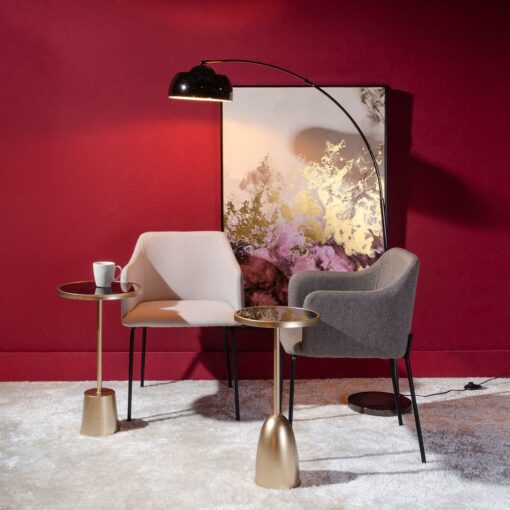 sillas tapizadas modelo Berlin en ambiente estilo contemporaneo