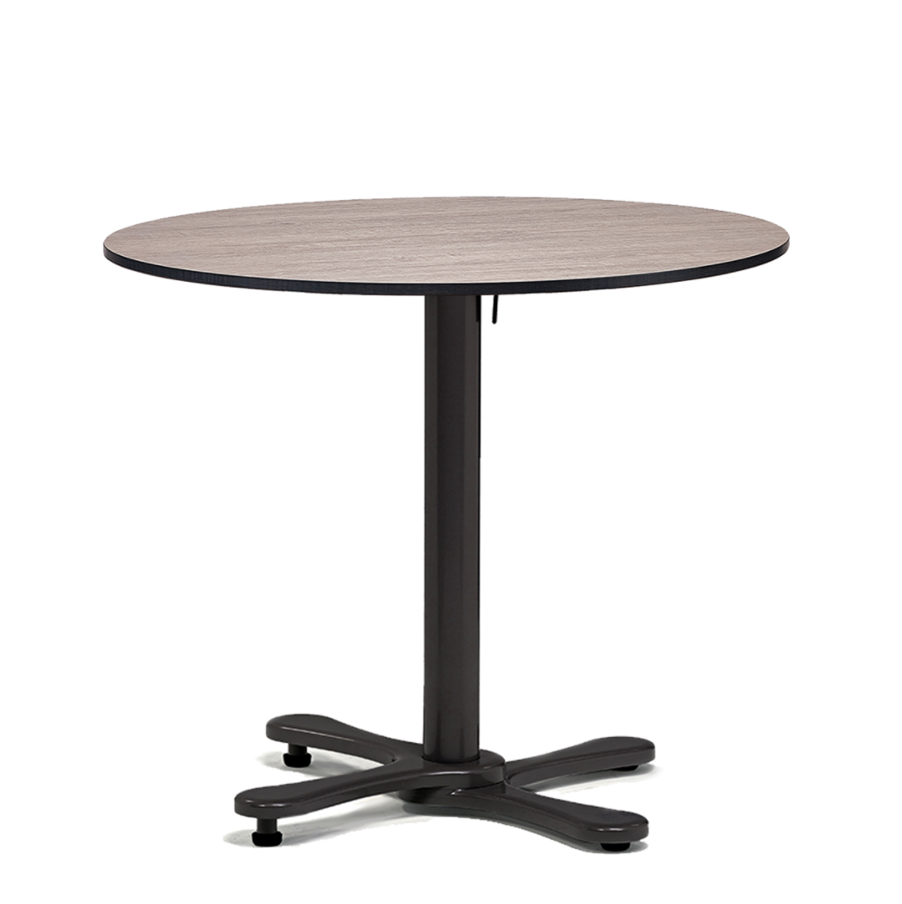 mesa modelo finlandia negro compacto redondo pompeya