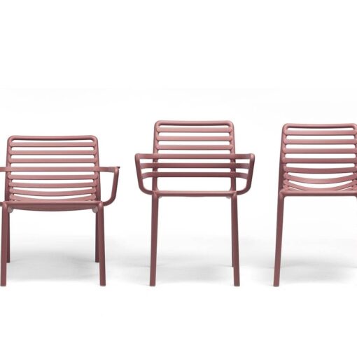 coleccion sillas Doga color rojo de Nardi