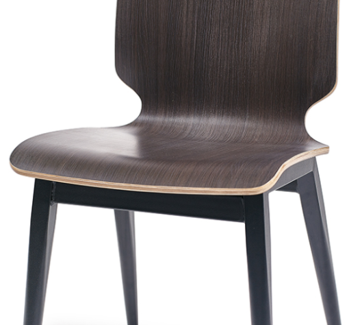 silla madera ebony detalle