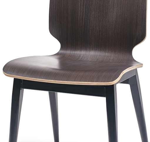 silla madera ebony detalle