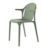 Silla con brazos Brooklyn de Vondom apilable para uso en exterior