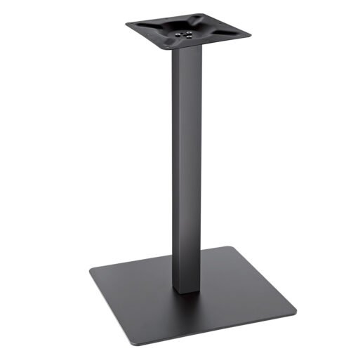 base de mesa Quad negra cuadrada
