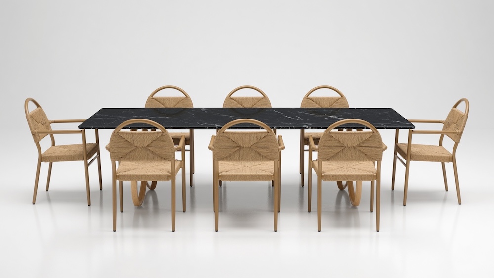 Silla sin Brazos CAZORLA - Apilable Médula Sintética Interior y Exterior - Imagen 9