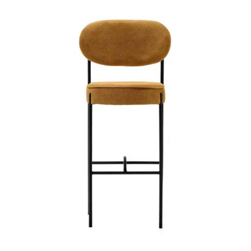 taburete tapizado undredal 23 bar estructura metal negro