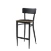 Taburete PENSILVANIA Asiento Madera Laminada Bar - vista posterior