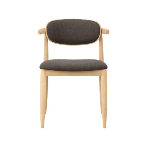 silla joanne de madera tapizada para uso interior