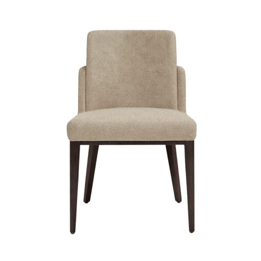 silla aggy tapizada patas madera para uso interior