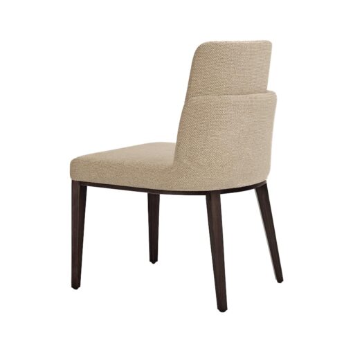 silla aggy tapizada patas madera para uso interior