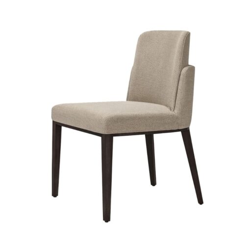 silla aggy tapizada patas madera para uso interior