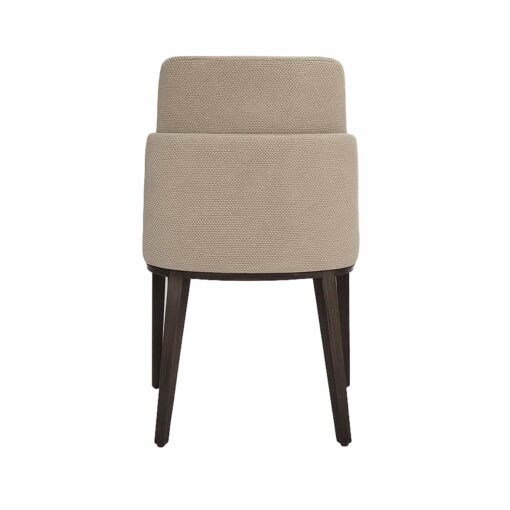 silla aggy tapizada patas madera para uso interior