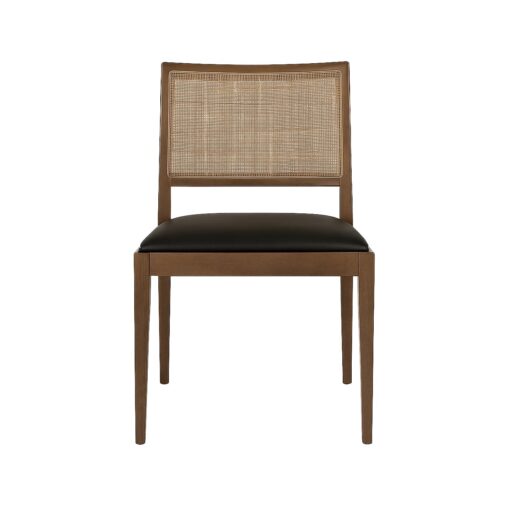 silla cibelle de madera con asiento tapizado para uso interior