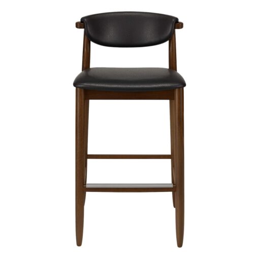 taburete alto joanne bar de madera tapizado