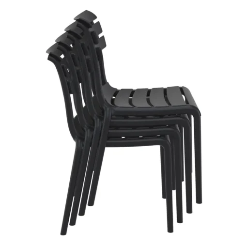 Alternative view of Silla HELEN apilable para exterior