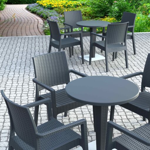 Silla con brazos Ibiza rattan ratán exterior