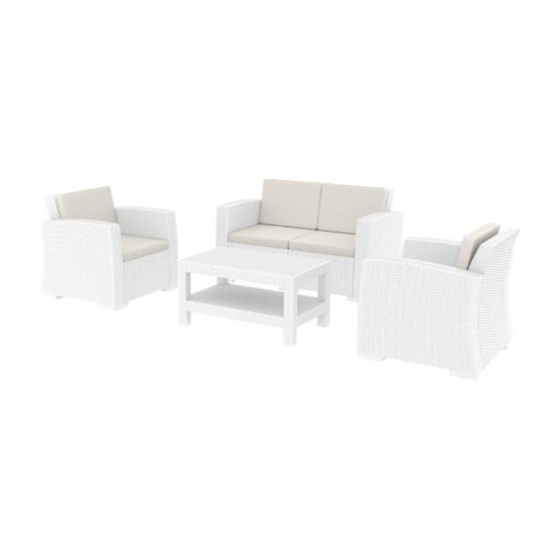 conjunto monaco lounge set rattan ratán exterior