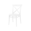 Cross chair Silla sin brazos exterior apilable