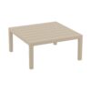 mesa auxiliar Portofino Lounge para exterior de resina