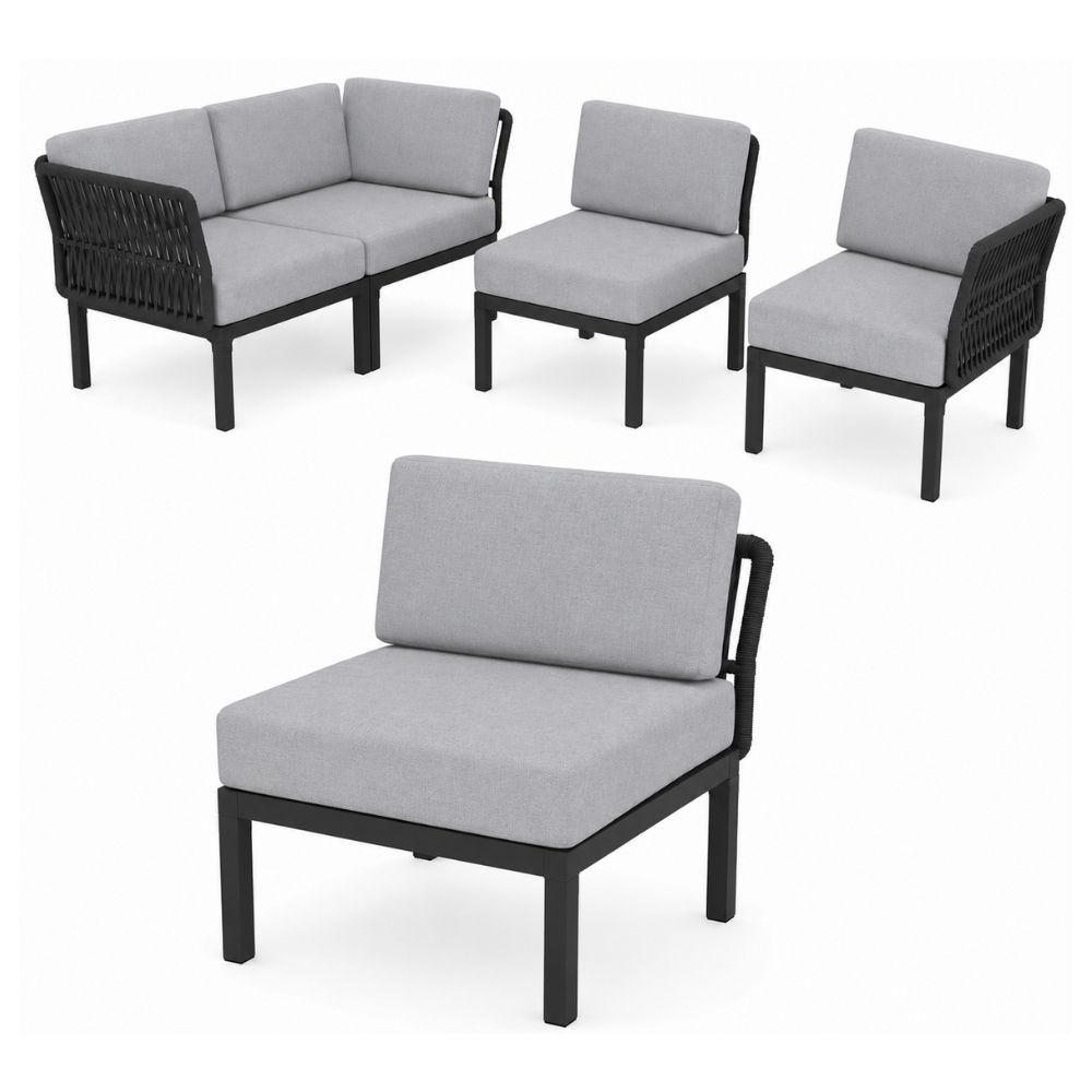 extensión portofino lounge exterior con cojines