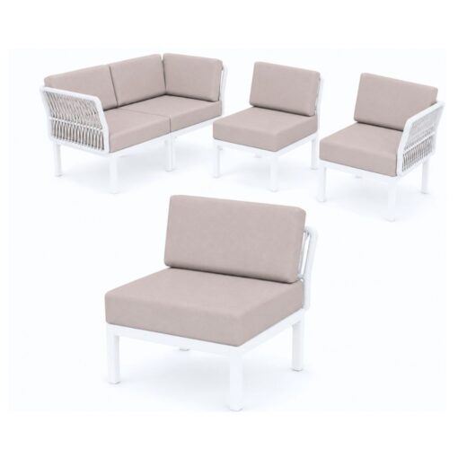 extensión portofino lounge exterior con cojines