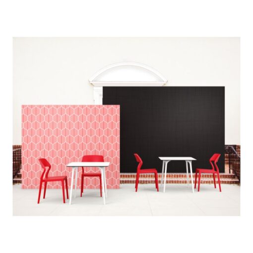 silla exterior apilable polipropileno jardin