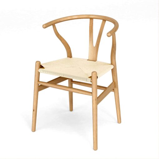 silla wish madera natural cuerda trenzada