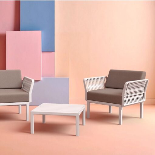sillon lounge portofino para exterior de polipropileno