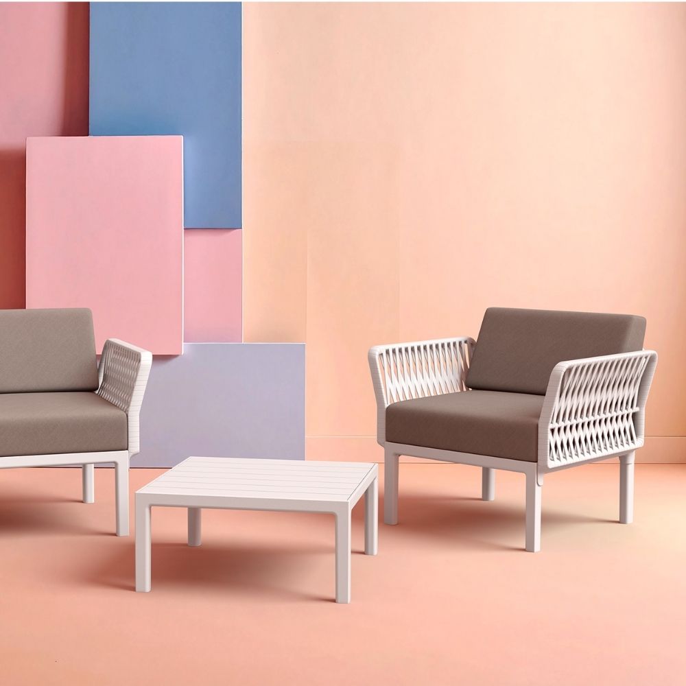 sillon lounge portofino para exterior de polipropileno