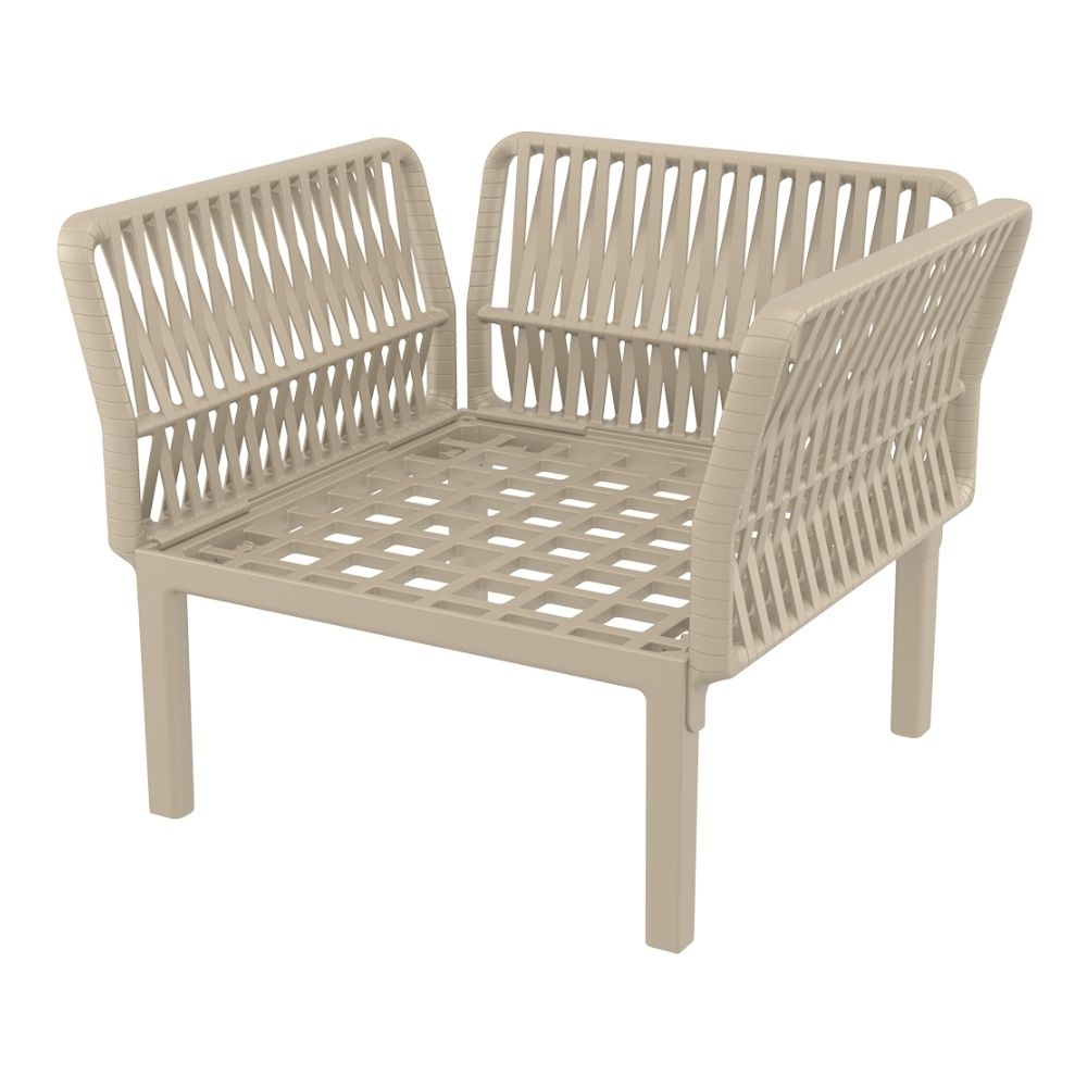 sillon lounge portofino para exterior de polipropileno