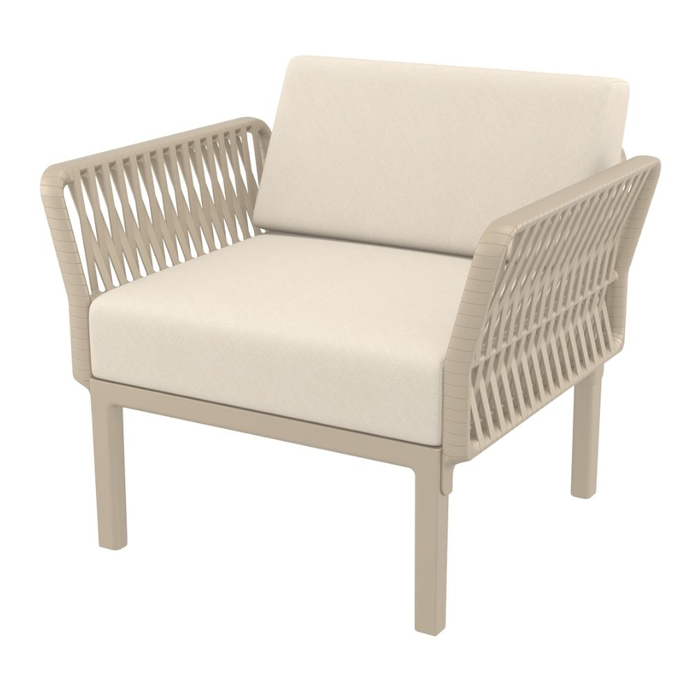sillon portofino lounge exterior con cojines