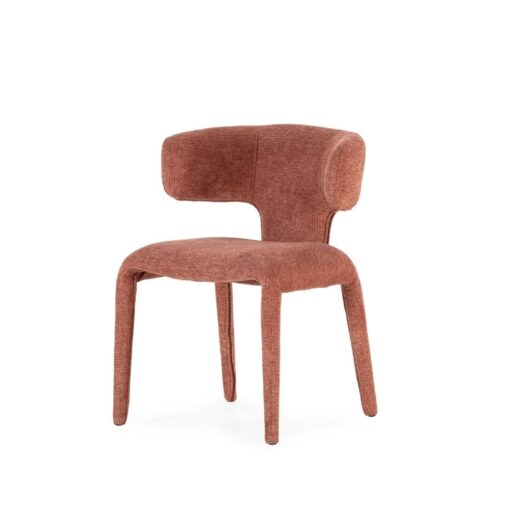 silla maca tapizada con patas tapizadas