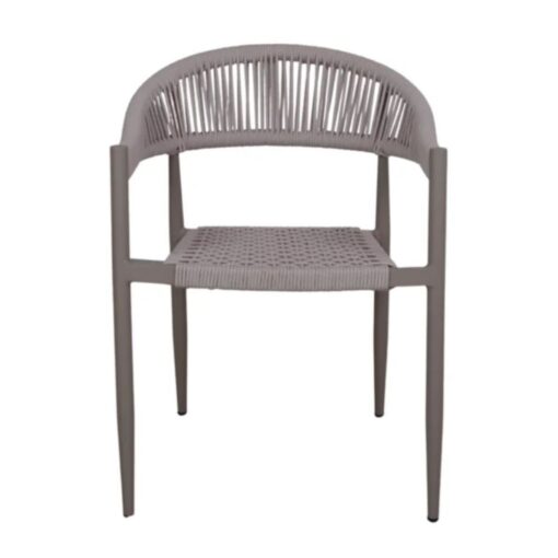 silla terraza Rocho aluminio cuerda sintetica para exterior