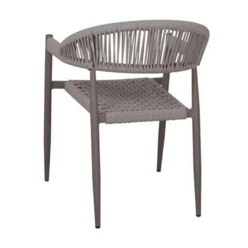 silla terraza Rocho aluminio cuerda sintetica para exterior