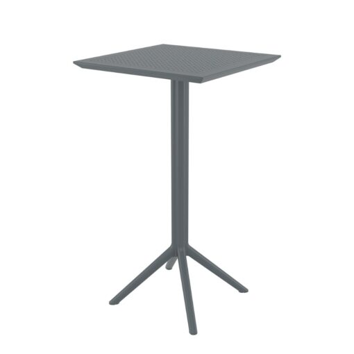 mesa alta sky bar abatible 60x60 para exterior