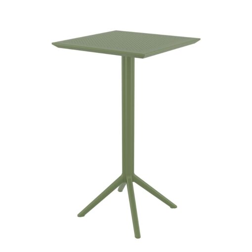 mesa alta sky bar abatible 60x60 para exterior