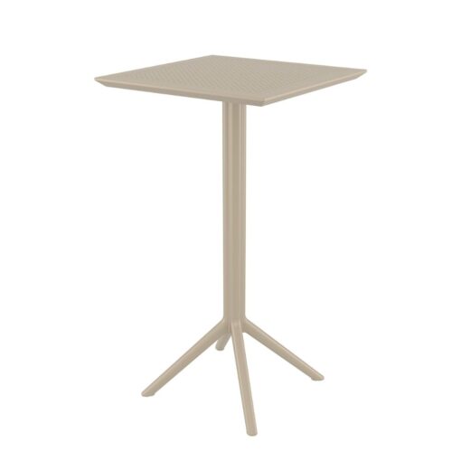 mesa alta sky bar abatible 60x60 para exterior