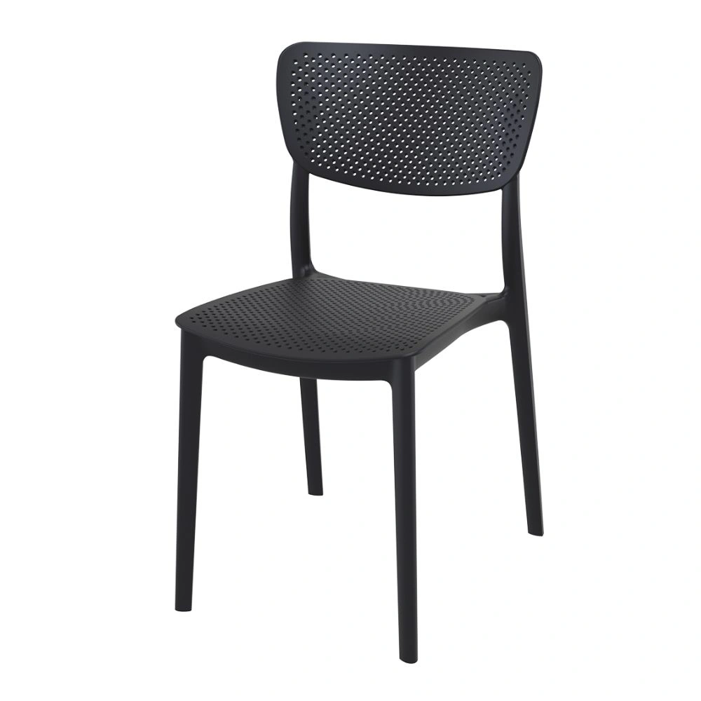 Silla de Terraza sin Brazos LUCY Siesta Exclusive - Apilable Respaldo Perforado