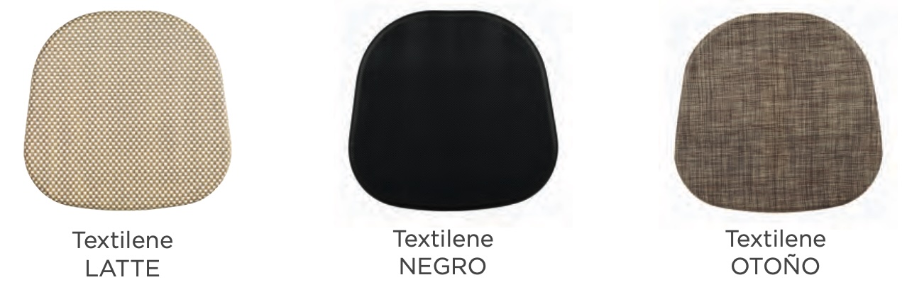 Silla PÓRTICO aluminio y asiento de textilene para Exterior - Imagen 4