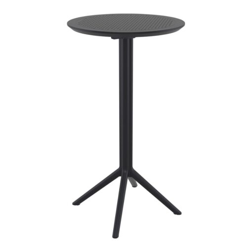 mesa alta sky de exterior bar plegable redonda