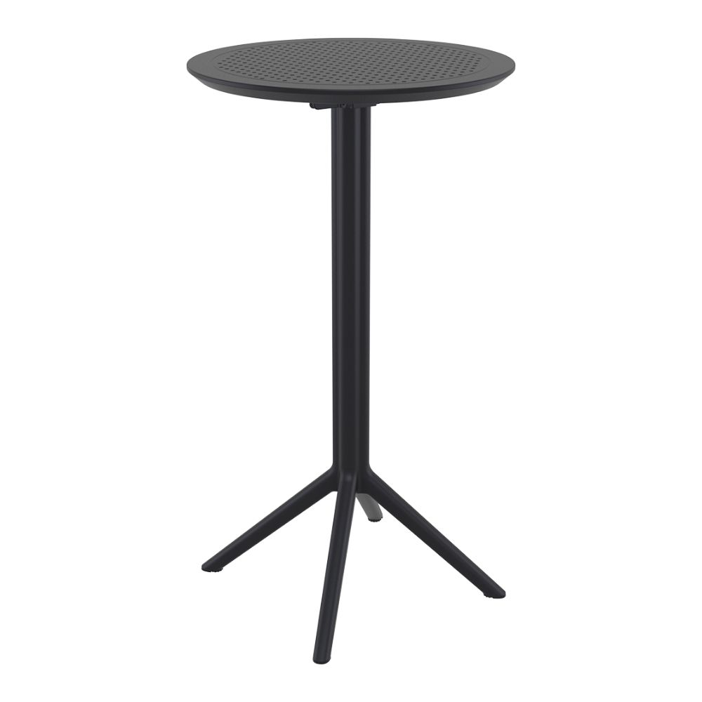 mesa alta sky de exterior bar plegable redonda