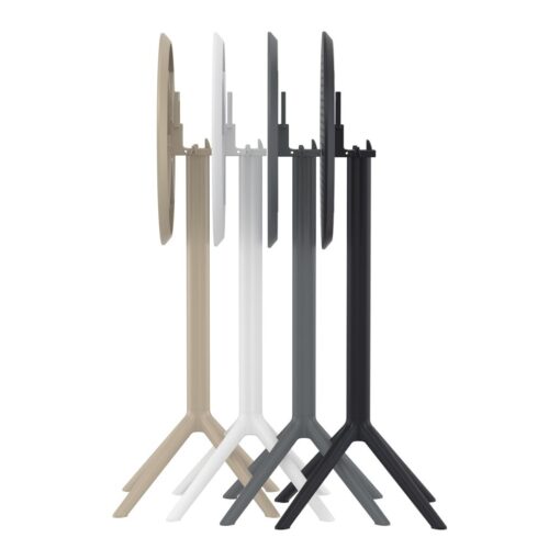 mesa alta sky de exterior bar plegable redonda