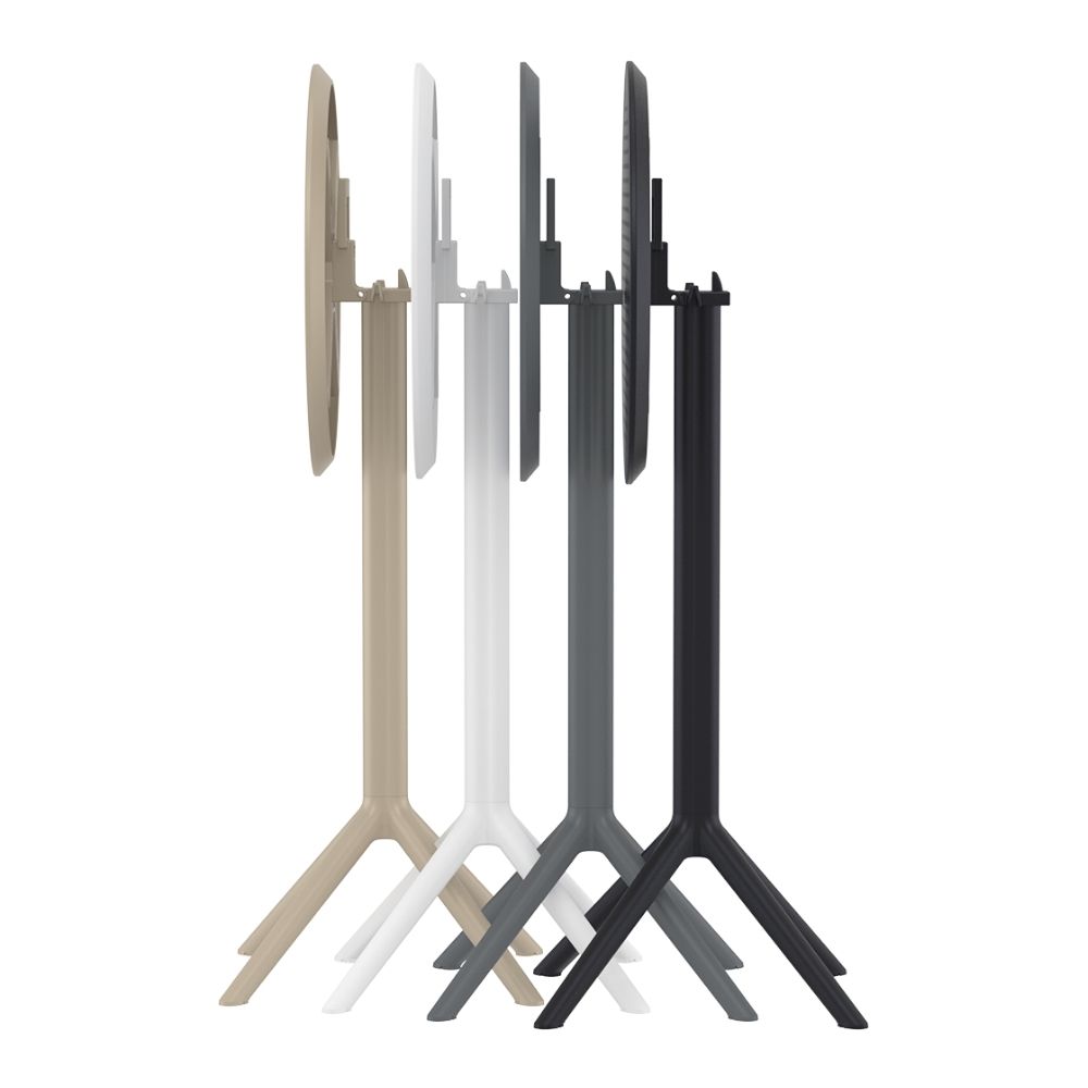 mesa alta sky de exterior bar plegable redonda