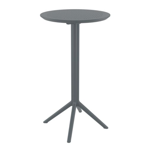 mesa alta sky de exterior bar plegable redonda