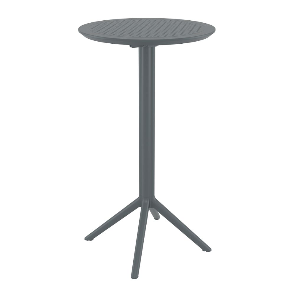 mesa alta sky de exterior bar plegable redonda