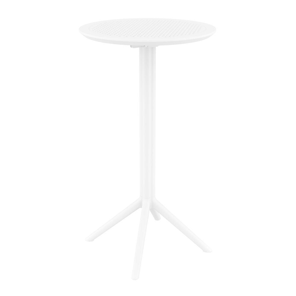 mesa alta sky de exterior bar plegable redonda
