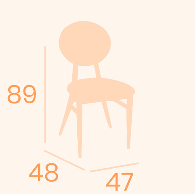 Diagrama de dimensiones del producto: medidas en centímetros