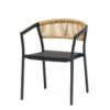 Sillón SEÚL Apilable Exterior Aluminio + Textilene para hostelería exterior profesional