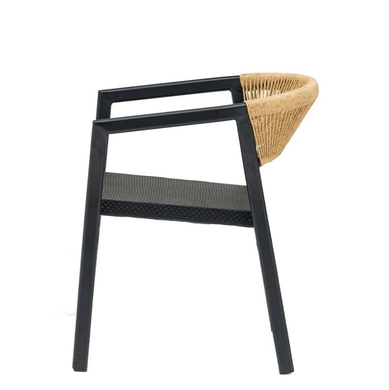 Sillón SEÚL Apilable Exterior Aluminio + Textilene - vista posterior